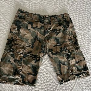Camo Cargo Shorts